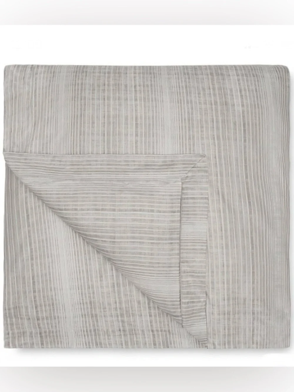 SFERRA Posetti Full Queen Duvet Cover Bluefin Long Staple Cotton Sateen Jacquard